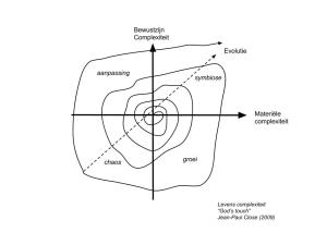 Het leven bestaat uit de energieke interactie tussen materie en bewustzijn