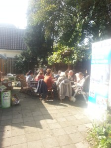 Samen eten, drinken, plannen maken, overleggen