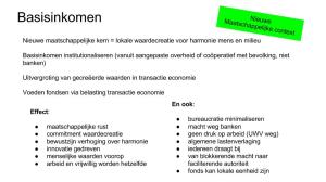 De contextverandering komt vanuit onszelf en wordt gaandeweg door de regering overgenomen