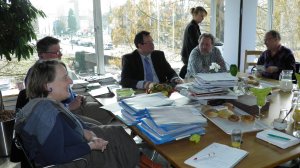 Lunch in de werkkamer van Mary-Ann Schreurs